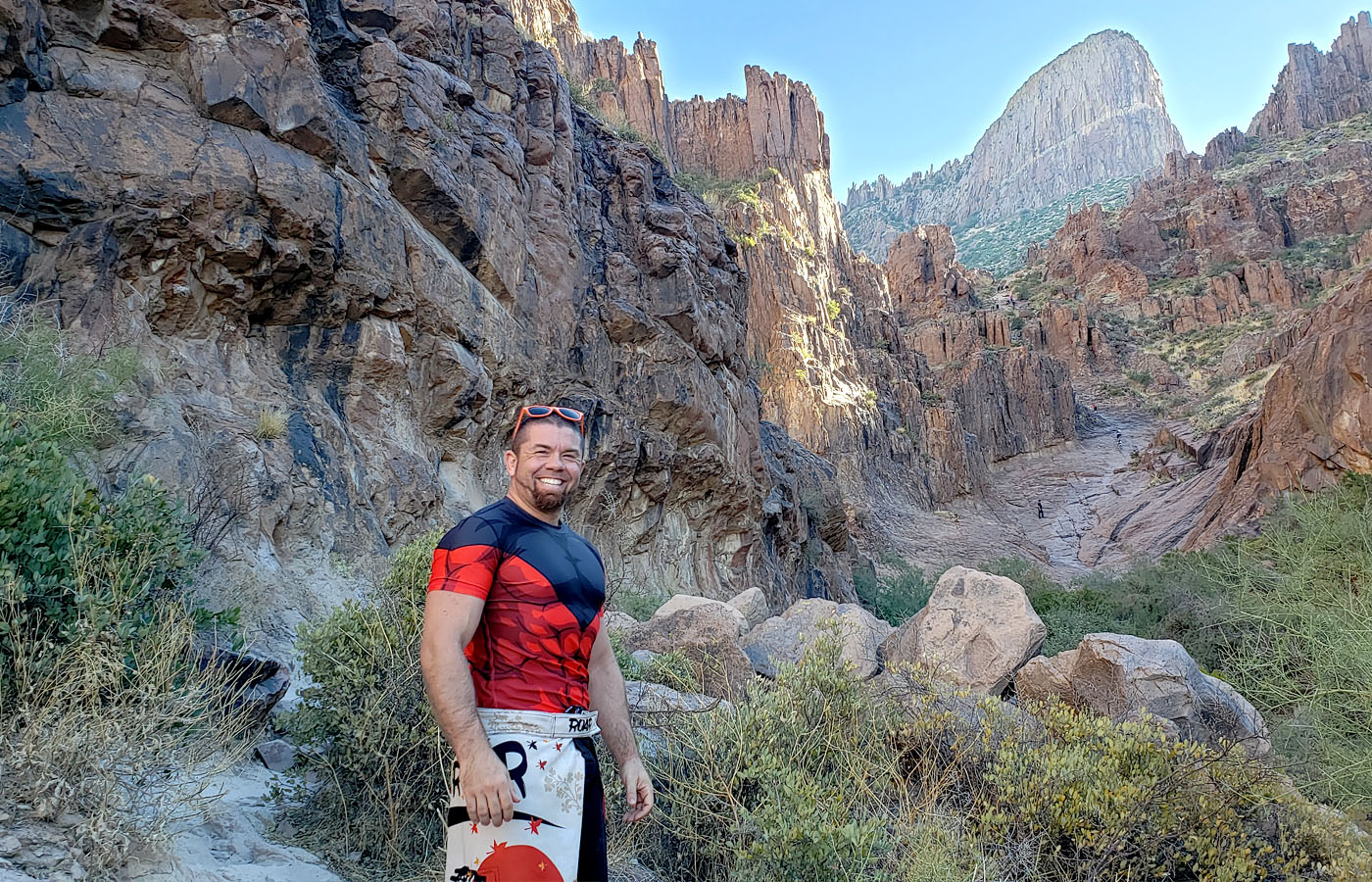 Pheonix Arizona, Wing Chun Forms, Flat Iron Peak at Lost Dutchman State Park, West Fork Trail, Oak Creek, Sedona AZ, Seven Sacred Pools, (soldiers pass trial), AZ, Devil’s Bridge Trail, South Rim, Angel Trail, Grand Canyon