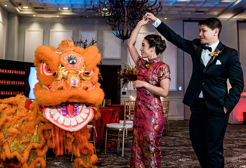 Asain Wedding Florida, Lion Dance Florida, Florida Lion Dance, Lion Dance Asian Wedding,