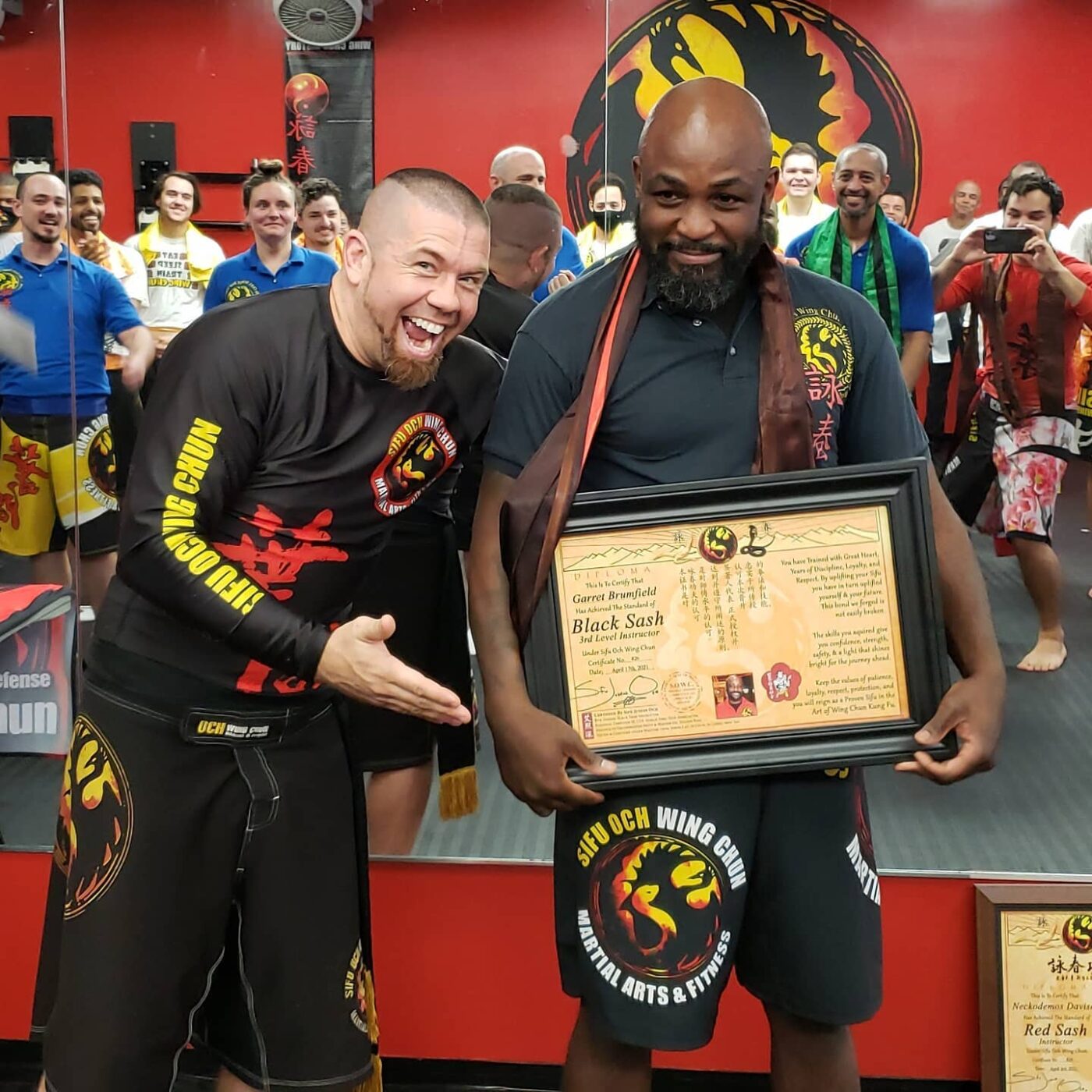 Black Sash, Black Belt, Sifu Och wing chun, kung fu central florida, fl