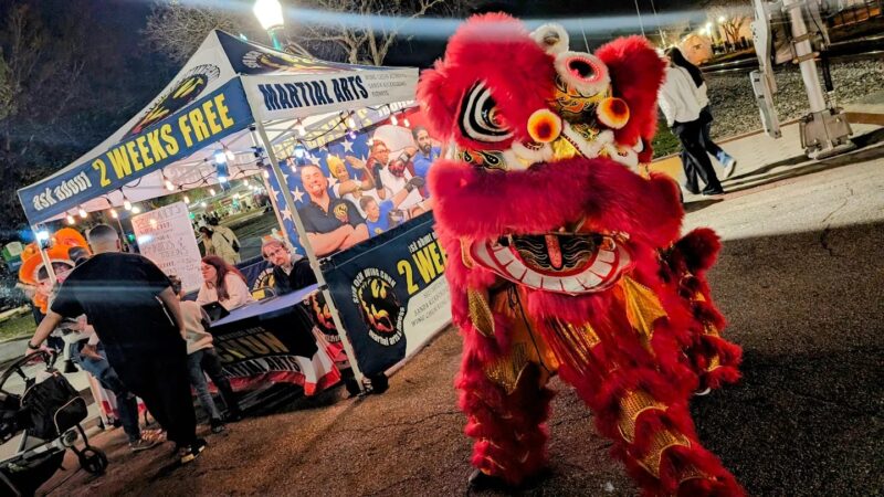 Lakeland Lion Dance team, Chinese Lion Dance entertainment, Wing Chun performances Florida, event entertainment Lakeland