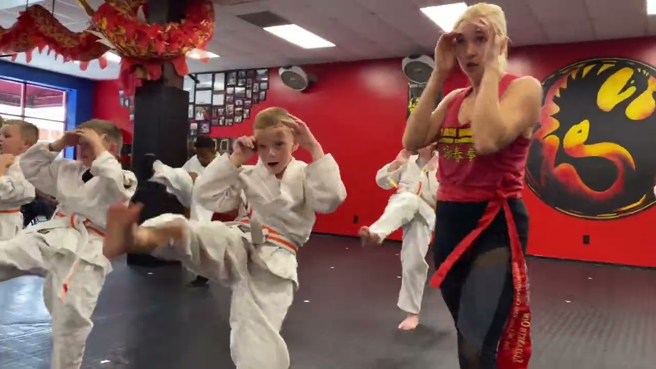 Front Kick Focus| Sifu Och Wing Chun: Kids| Lakeland, Fl.