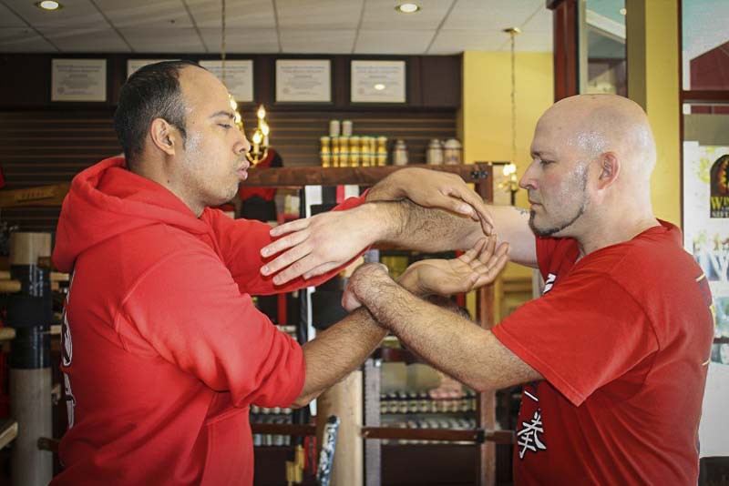 Wing Chun chi-sau training